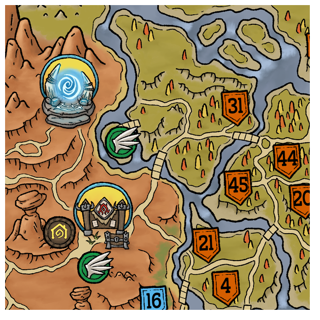 Razorwind Shores map