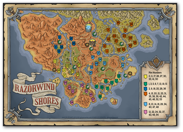 Razorwind Shores map
